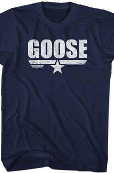 Distressed Top Gun Goose T-Shirt