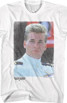 Top Gun Iceman Portrait T-Shirt