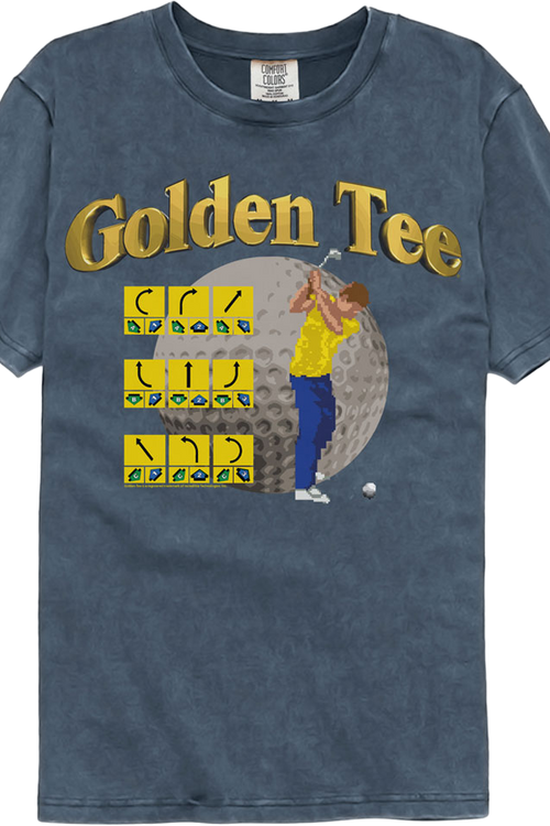 Trackball Control Golden Tee Golf Comfort Colors Brand T-Shirtmain product image