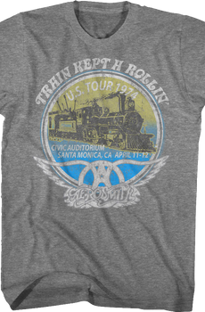 Train Kept A Rollin' Aerosmith T-Shirt