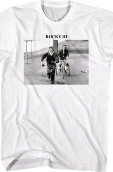 Training Black And White Photo Rocky III T-Shirt