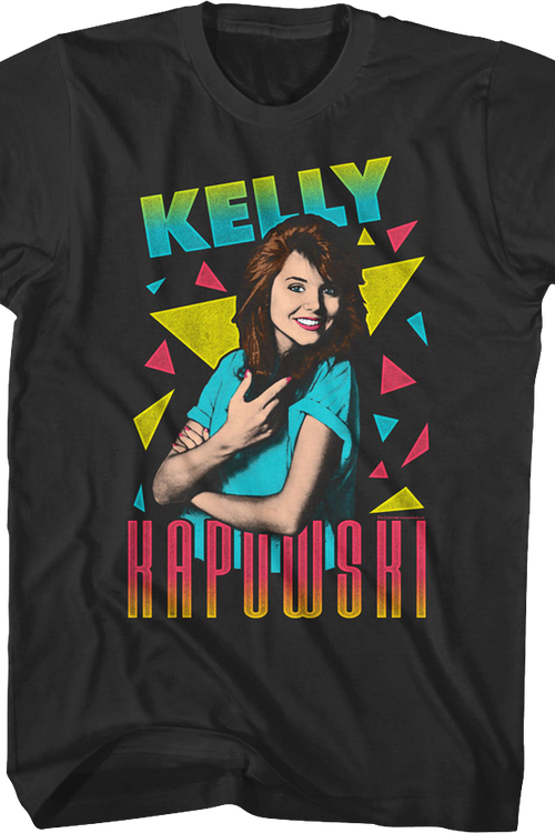 Triangles Kelly Kapowski Saved By The Bell T-Shirtmain product image