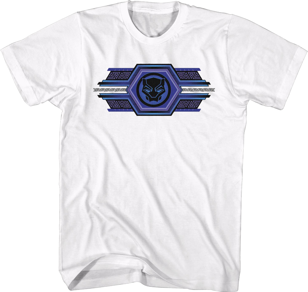 Tribal Logo Black Panther Wakanda Forever Marvel Comics T-Shirt Mens 3XLT Big and Tall T-Shirts | 80sTees, image size:998x946