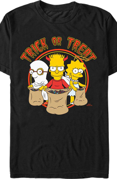 Trick Or Treat Simpsons T-Shirt