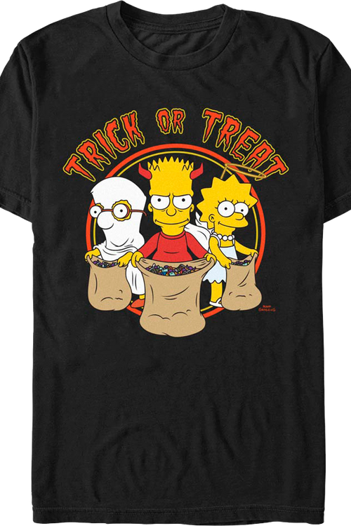 Trick Or Treat Simpsons T-Shirtmain product image