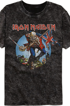 Trooper Iron Maiden Mineral Wash T-Shirt
