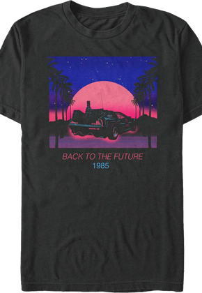 Tropical Neon Back To The Future T-Shirt T-Shirt