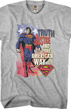 Truth Justice And The American Way Superman T-Shirt