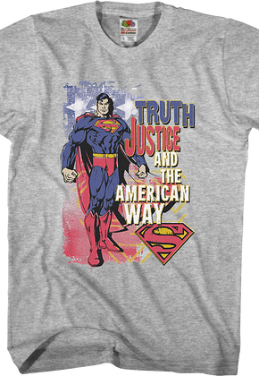 Truth Justice And The American Way Superman T-Shirt