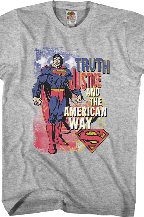 Truth Justice And The American Way Superman T-Shirtmain product image