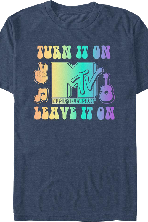 Turn It On Leave It On MTV Shirtmain product image