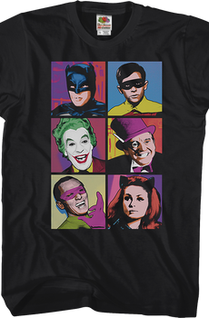 TV Series Pop Art Batman T-Shirt