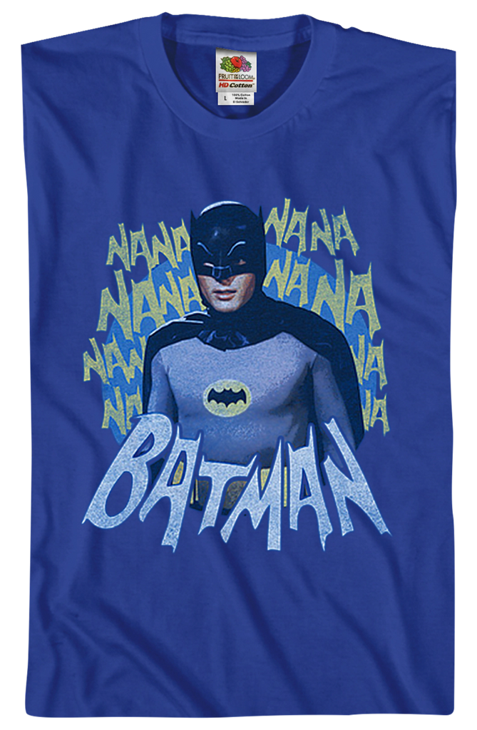 TV Series Theme Song Batman T-Shirt: Batman Mens T-Shirt