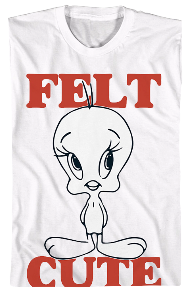 T-shirt Looney Tunes Avec Tweety Mignon - Produit Officiel, 100% Coton, Coupe Classique