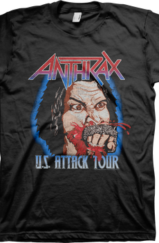 U. S. Attack Tour Anthrax T-Shirt