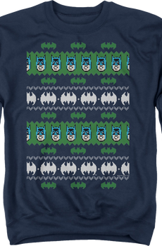 Batman Ugly Faux Knit DC Comics Sweatshirt