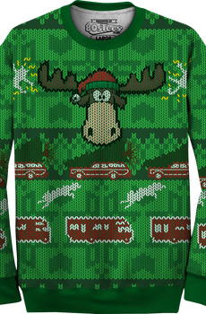 Ugly Faux Knit Christmas Vacation Sweater