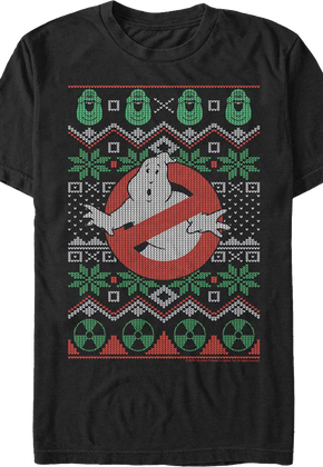 Ugly Faux Knit Ghostbusters T-Shirt