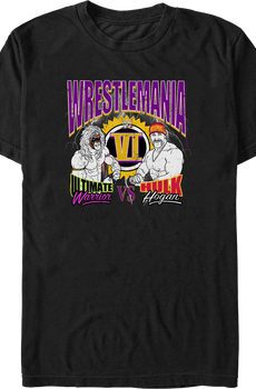 Ultimate Warrior vs Hulk Hogan WrestleMania VI T-Shirt