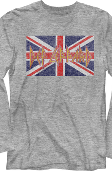 Union Jack Def Leppard Long Sleeve Shirt
