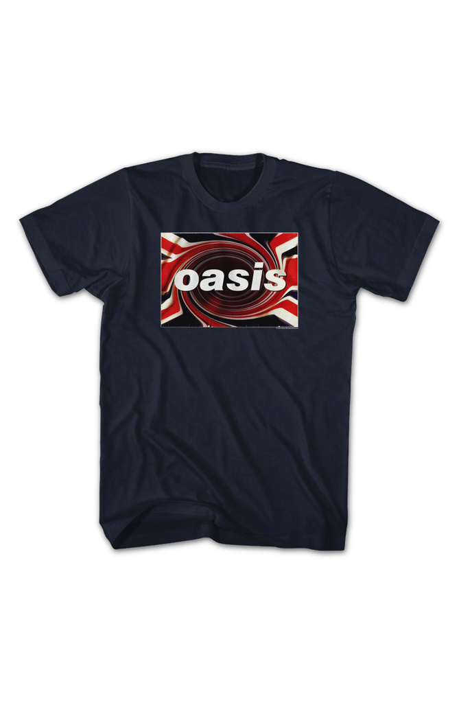 Union Jack Logo Oasis T-Shirt