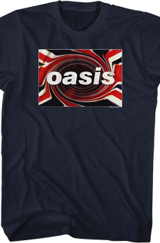 Union Jack Logo Oasis T-Shirt