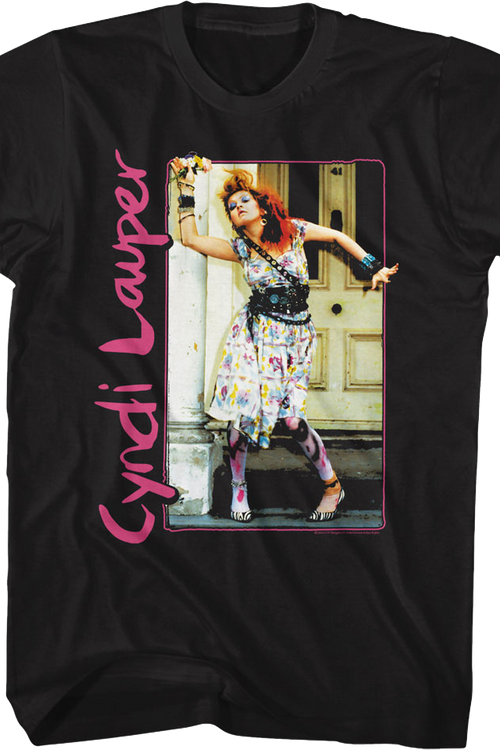 Unusual Pose Cyndi Lauper T-Shirtmain product image