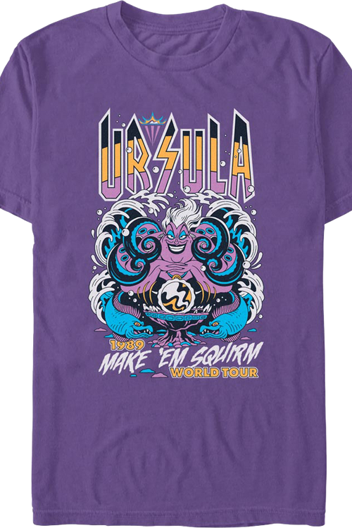 Ursula Make 'Em Squirm World Tour Little Mermaid T-Shirtmain product image