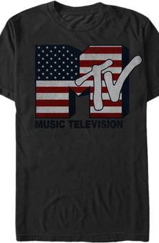 US Flag MTV T-Shirt