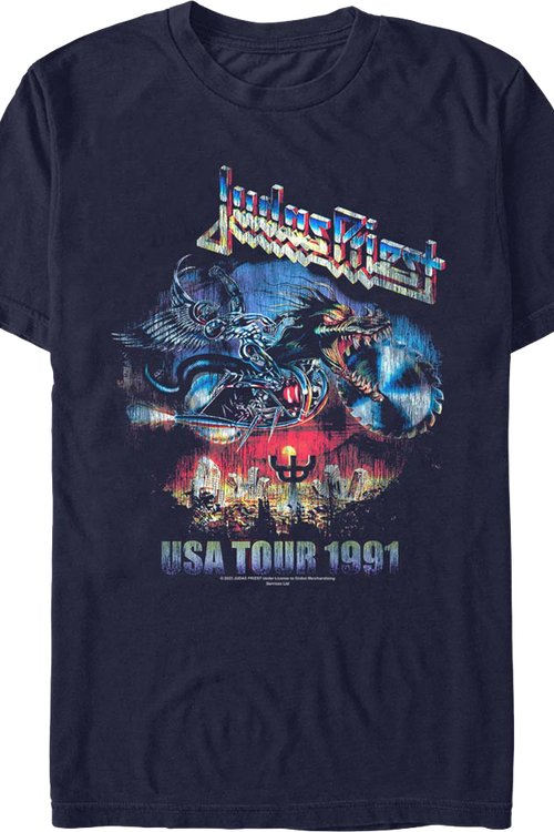 USA Tour 1991 Judas Priest T-Shirtmain product image