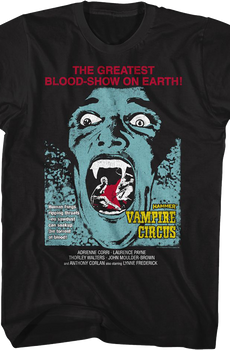 Vampire Circus Hammer Films T-Shirt