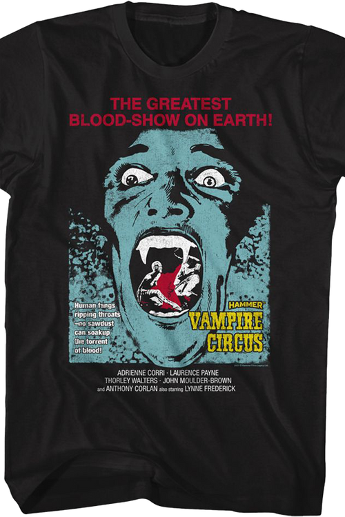 Vampire Circus Hammer Films T-Shirtmain product image