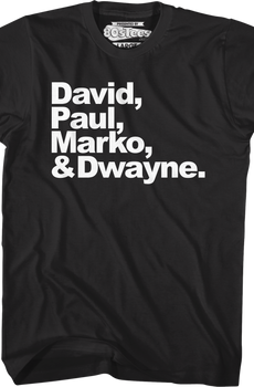 Vampire Names Lost Boys T-Shirt