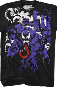Venom At Night Marvel Comics T-Shirt