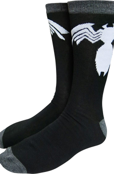 Venom Logo Marvel Comics Socks