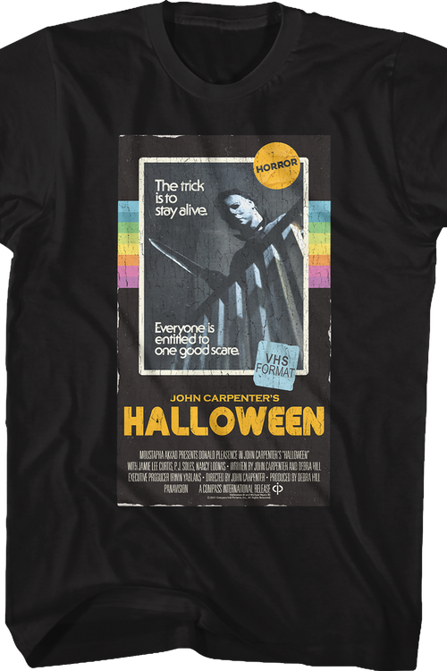 VHS Box Art Halloween T-Shirtmain product image