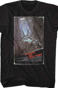 VHS Box Artwork Escape From New York T-Shirt