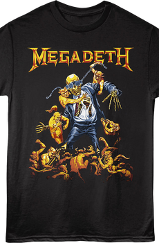Vic Rattlehead In Hell Megadeth T-Shirt
