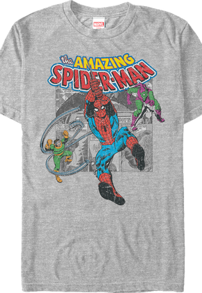Villain Collage Spider-Man T-Shirt