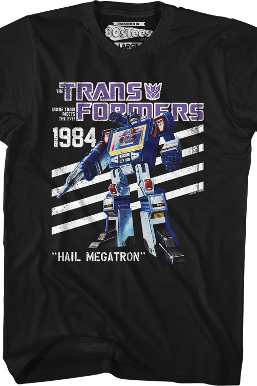 Vintage 1984 Soundwave Transformers T-Shirtmain product image