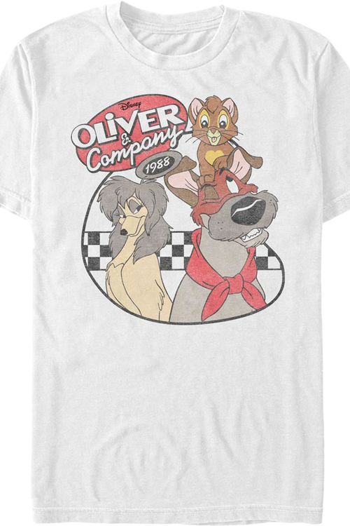 Vintage 1988 Oliver and Company Disney T-Shirtmain product image