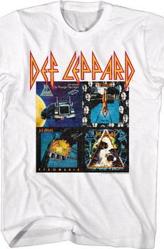 Vintage Album Covers Collage Def Leppard T-Shirt
