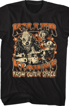 Vintage All-Star Collage Killer Klowns From Outer Space T-Shirt