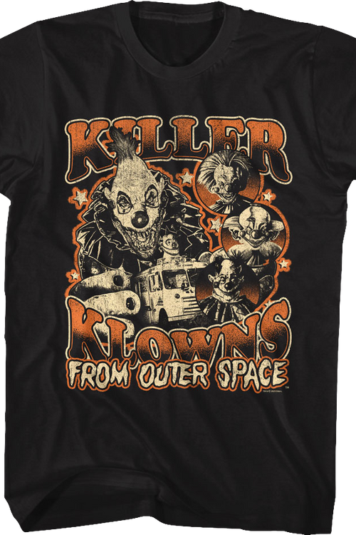 Vintage All-Star Collage Killer Klowns From Outer Space T-Shirtmain product image