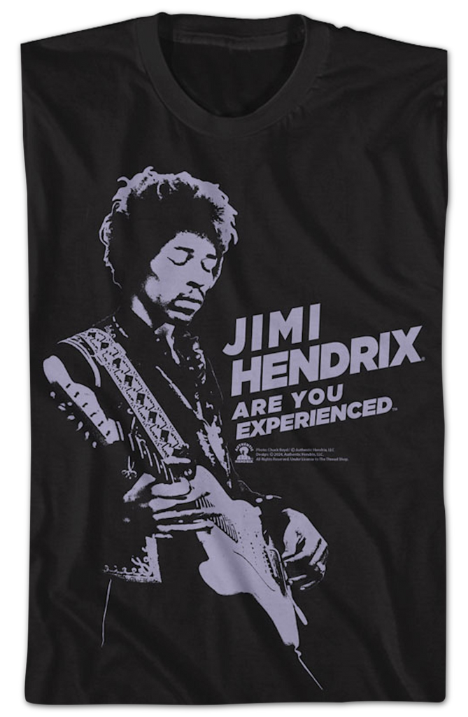 Tee-shirt Jimi Hendrix peinture | Aïcha Bendafi | Artiste à Arles