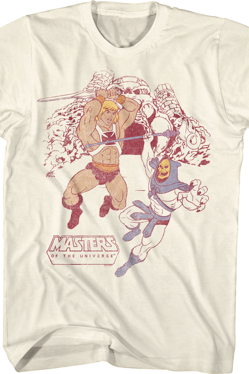 Vintage Battle He-Man vs. Skeletor Masters of the Universe T-Shirtmain product image