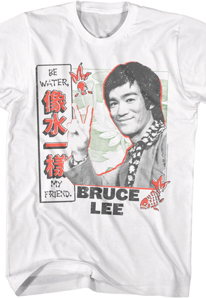 Vintage Be Water My Friend Bruce Lee T-Shirt