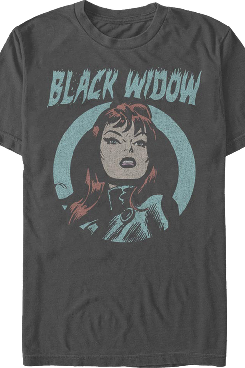 Vintage Black Widow Marvel Comics T-Shirtmain product image
