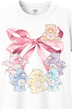 Vintage Bow Care Bears Crop Top