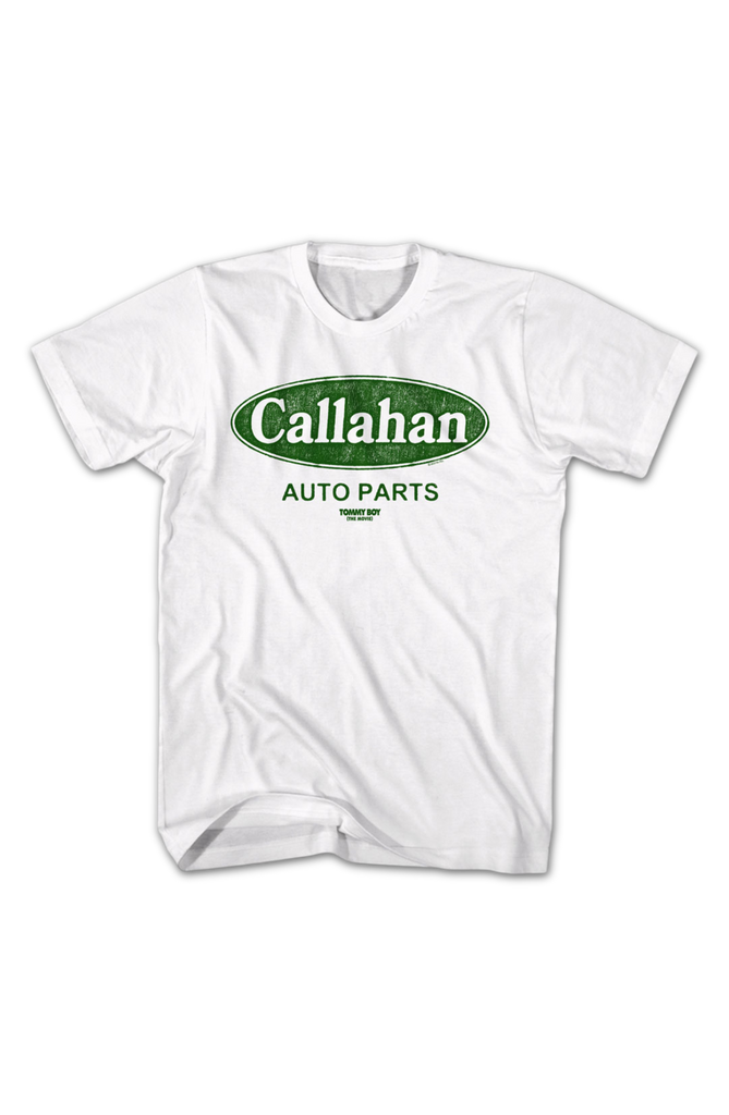 Callahan Auto Parts Sandusky Ohio TOMMY BOY Movie Tee Shirt Funny Chris Farley - España